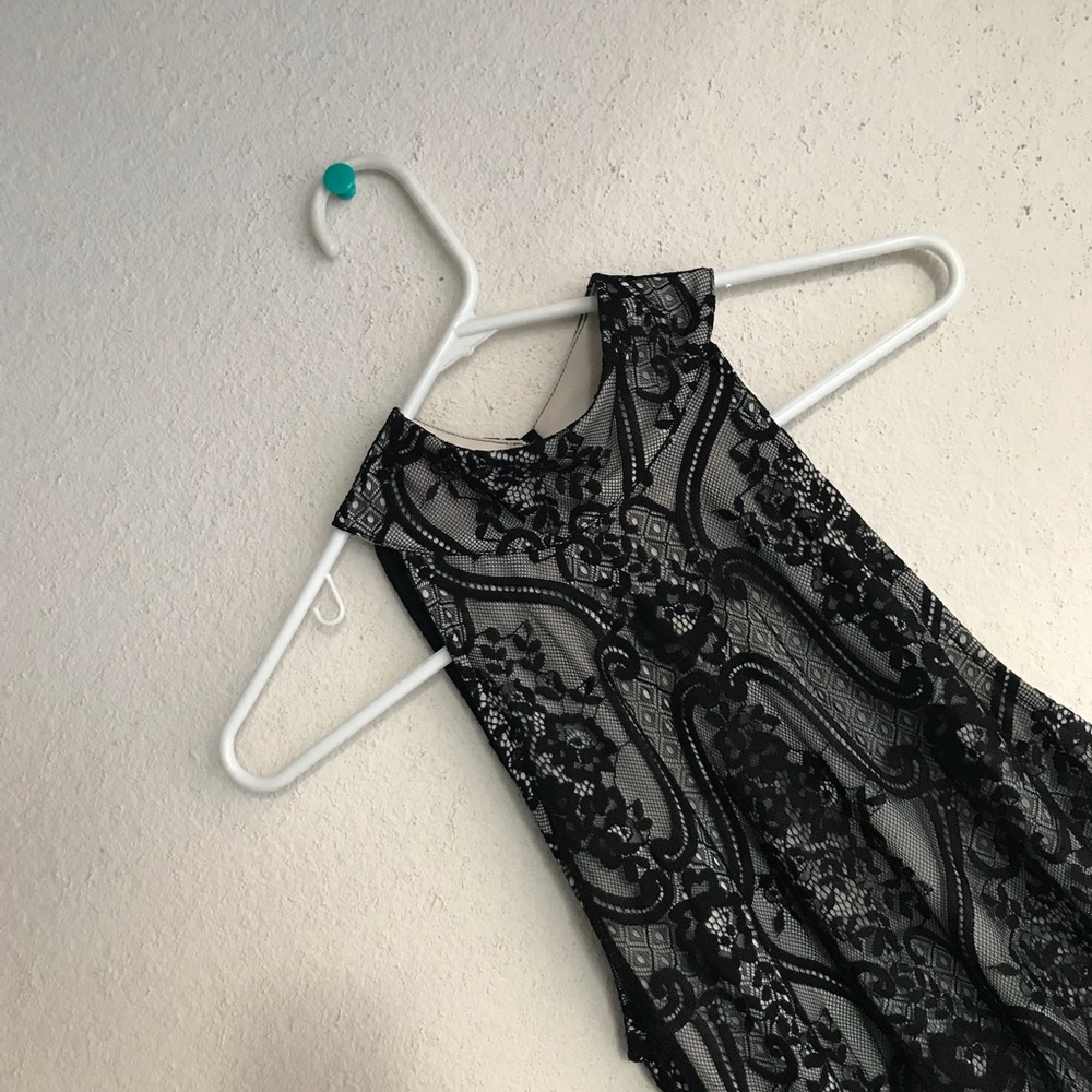 Black Lace Romper